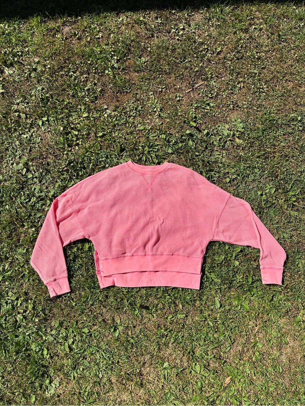 Women's Pink SO clothing Crewneck Sweater